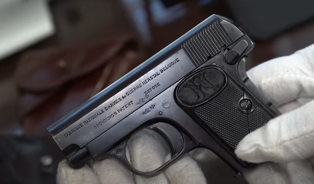 Another small pistol, an FN Browning
