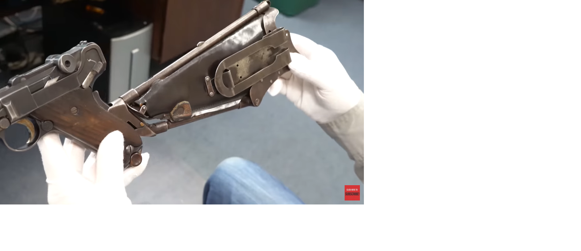Let's look at the gun first