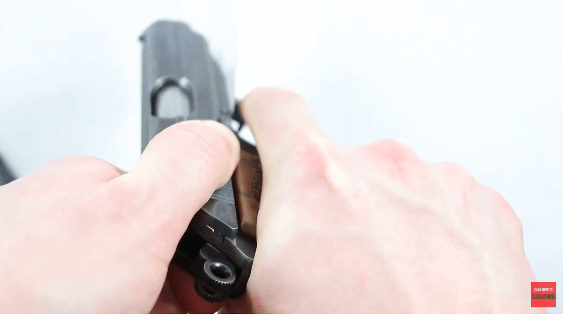 Step Number 2 and 3 for Walther PPK Reassembly