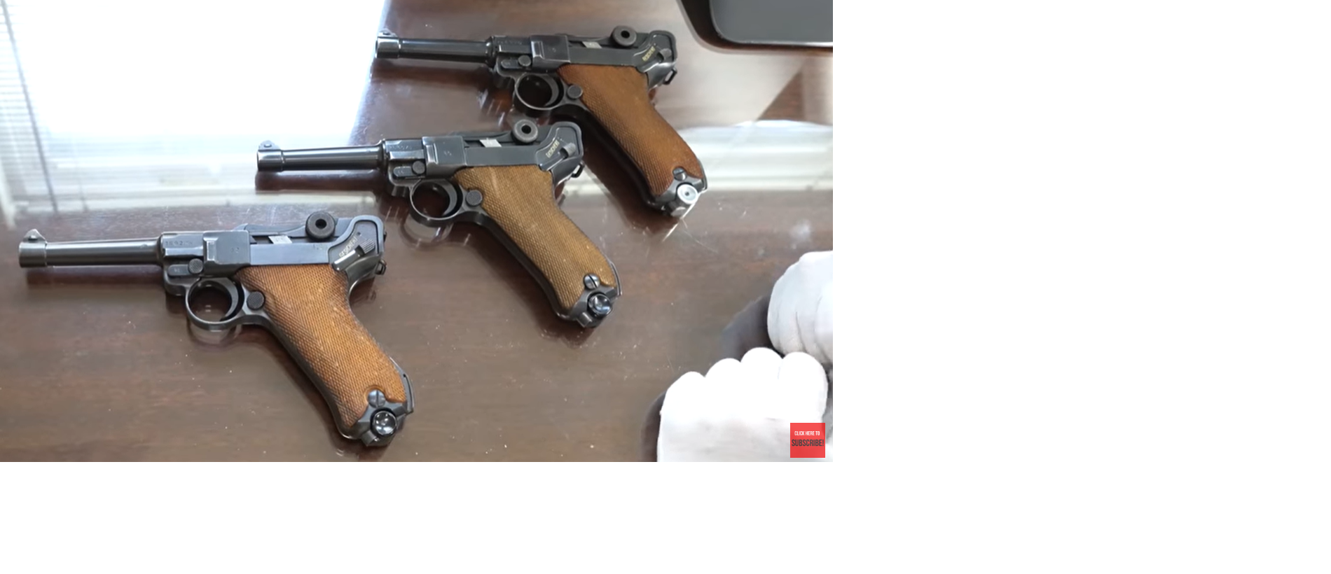 Three examples of lugers