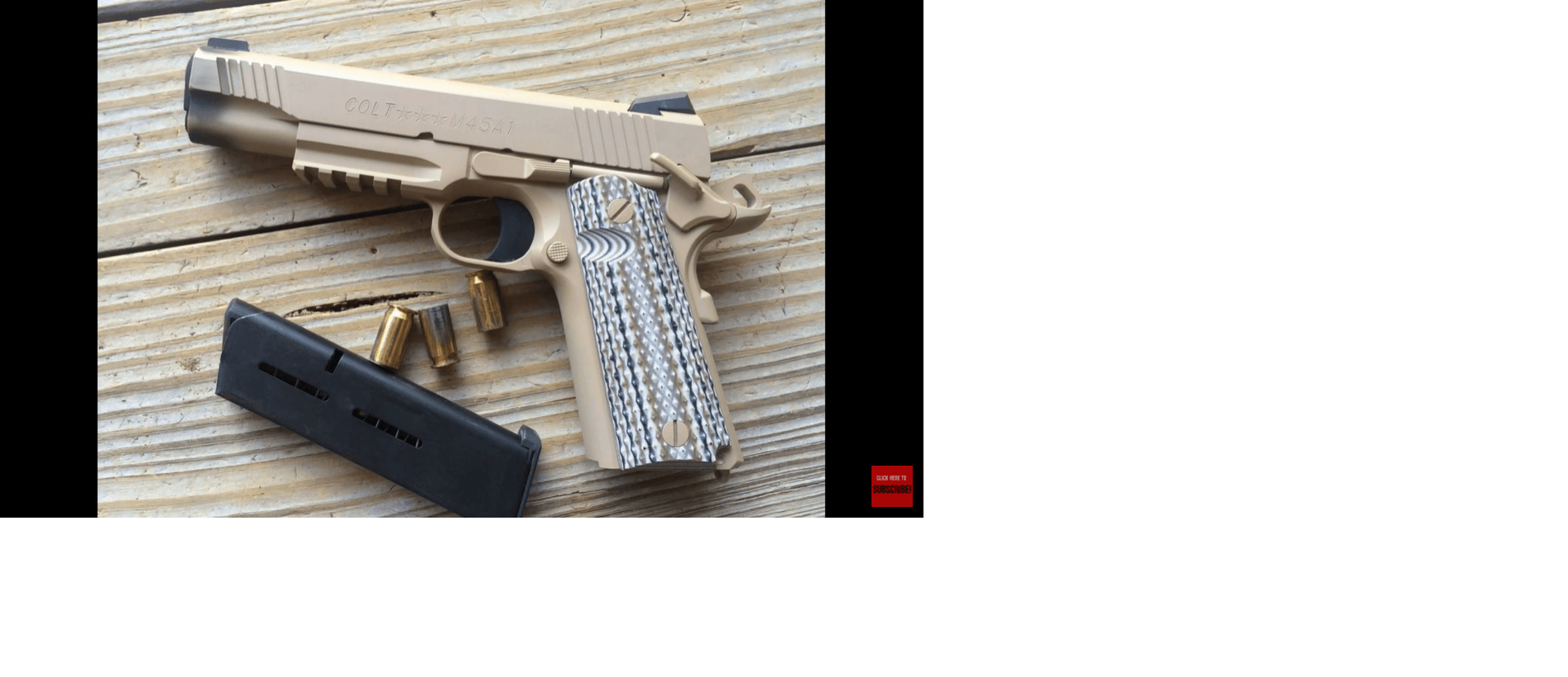 Time for a modern pistol